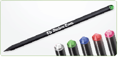 Green & Good Crystal Pencil Black - Sustainable Wood