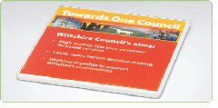 Green & Good Full Colour Plastic Coasters 