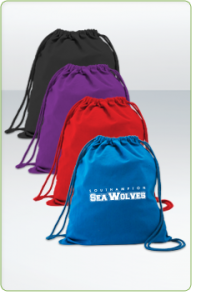 Green & Good Coloured Columbia Drawstring Backpack - Cotton 