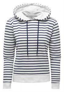 Women's Marinière coastal hoodie