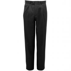 Delta single pleat trousers