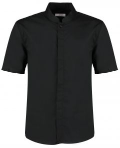 Bar shirt mandarin collar short sleeve (tailored fit)