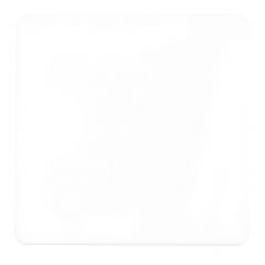 W1 Square White Coaster