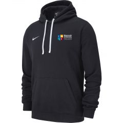 NUIM Y HOODIE PO FLC CLUB19 BLACK/BLACK/WHITE/WHITE WITH UNIVERSITY LOGO