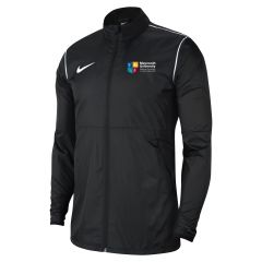 NUIM M NK RPL PARK20 JKT W BLACK/WHITE/WHITE WITH UNIVERSITY LOGO