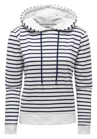 Women's Marinière coastal hoodie