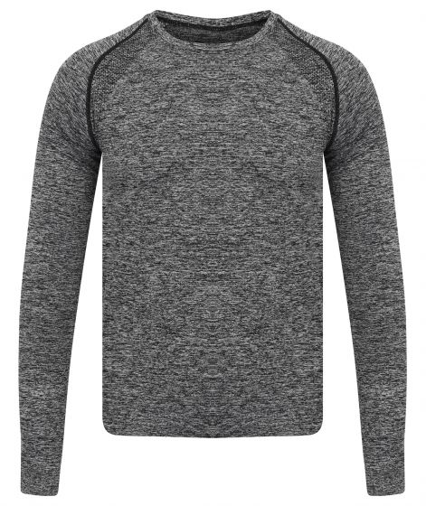 Seamless long-sleeved top