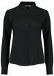Women's bar shirt mandarin collar long sleeve (tailored fit)