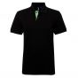 Men's classic fit contrast polo