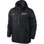 NUIM YTH'S TEAM JACKET BLACK/ANTHRACITE/WHITE  WITH UNIVERSITY LOGO