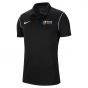 NUIM M NK DRY PARK 20 POLO BLACK/WHITE/WHITE  WITH UNIVERSITY LOGO