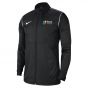 NUIM Y NK RPL PARK20 RN JKT BLACK/WHITE/WHITE  WITH UNIVERSITY LOGO