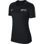 NUIM W NK DRY ACDMY18 TOP BLACK/ANTHRACITE/WHITE WITH UNIVERSITY LOGO