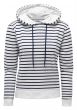 Women's Marinière coastal hoodie