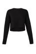 Women's cropped crew fleece