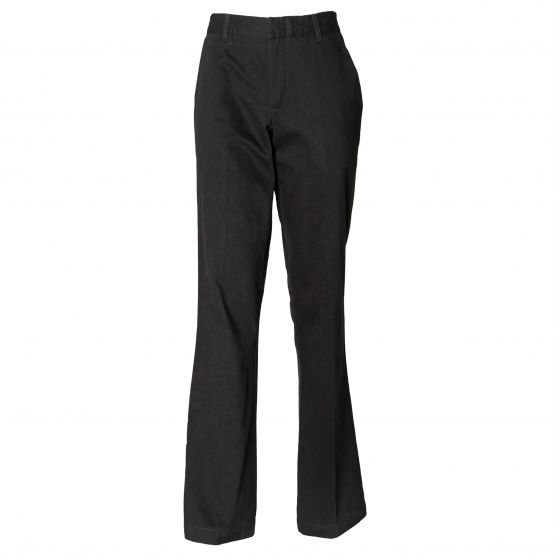 Women's Teflon®-coated flat front trousers