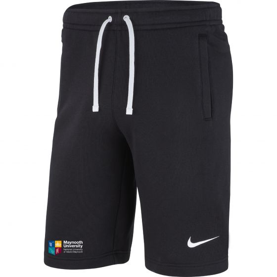 NUIM Y SHORT FLC CLUB19 BLACK/BLACK/WHITE/WHITE  WITH UNIVERSITY LOGO